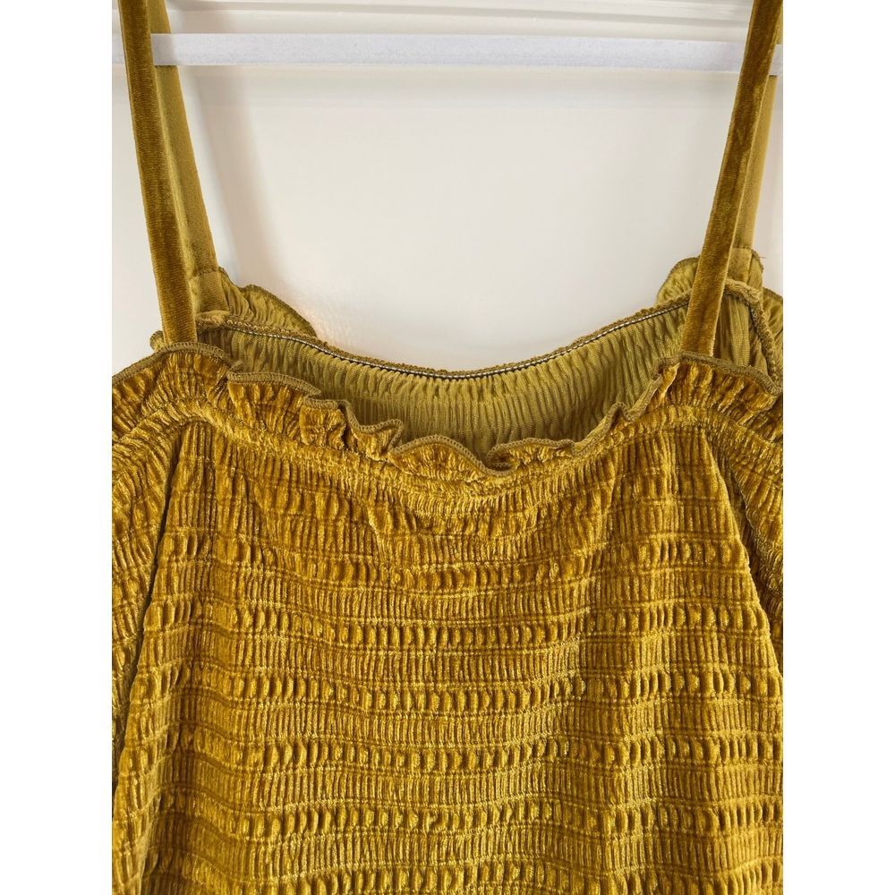 Wild Fable mustard yellow women's crop top - Picture 3 of 4